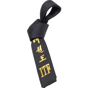 Budogürtel „ITF“ (mit Bestickung) „TAEKWON-DO“