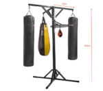 Fitness-Station, Box-Station inkl. Speedball Plattform Set mit Boxbirne (Boxplattform) – Bild 2