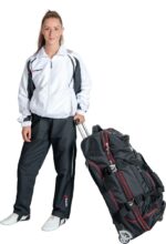 Trolley „Deluxe Travel“ Jumbo - 81 cm x 39 cm x 40 cm, schwarz-rot – Bild 3
