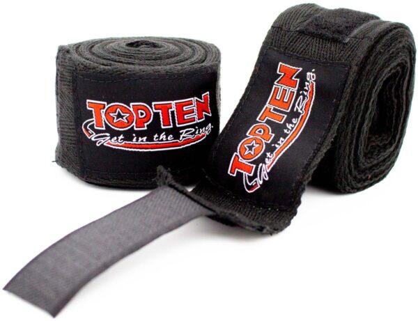 hand-wraps-boxing-2304-9.jpg Boxbandage unelastisch - 5,0 cm x 500 cm, schwarz – Bild 1