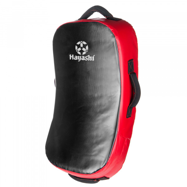 Schlagpolster „Extreme“ - gebogen, schwarz-rot – Bild 1