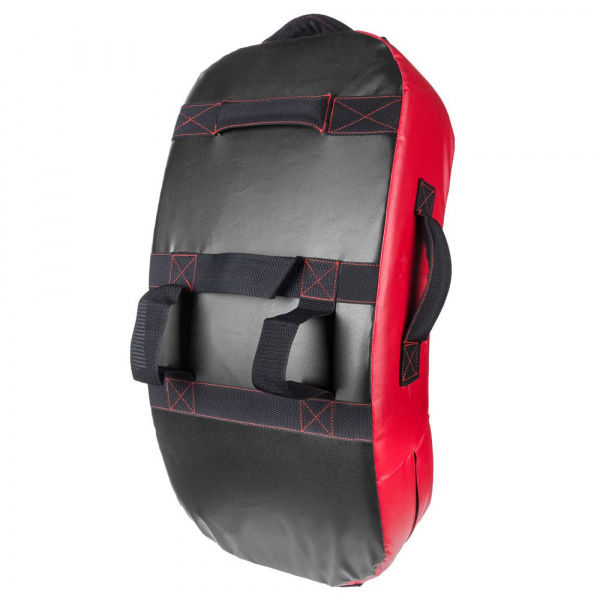 Schlagpolster „Extreme“ - gebogen, schwarz-rot – Bild 2