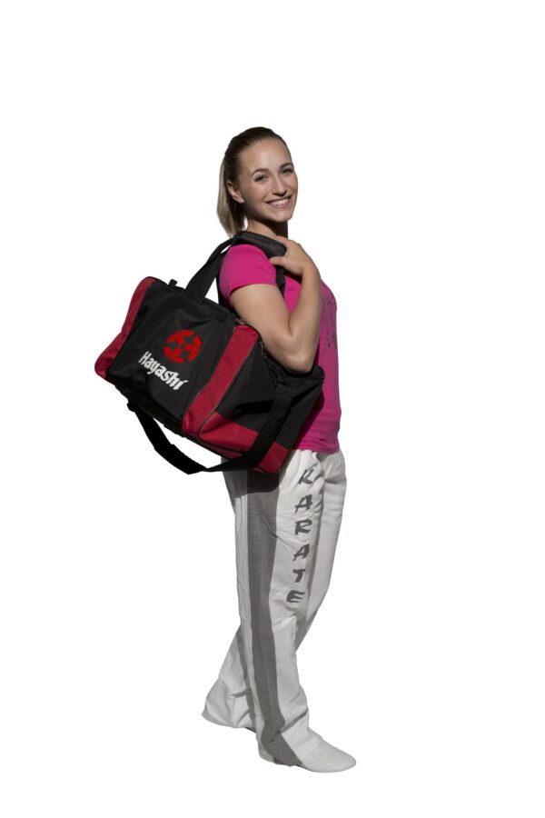 Sporttasche - 55 cm x 26 cm x 26 cm, schwarz – Bild 2