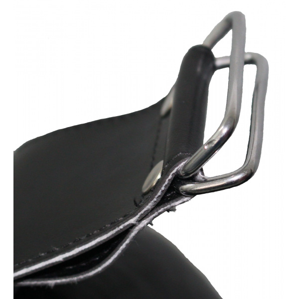 Bauchschild „THAI“ - 30 cm x 32 cm x 5 cm, schwarz-orange – Bild 4