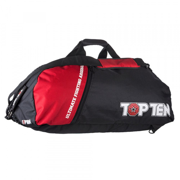 top-ten-backpack-sportsbag-dufflebag-combination-ufa-75-cm-x-30-cm-x-35-cm-black-red-8002-9405.jpg Rucksack-Tasche „UFA“ - 75 cm x 30 cm x 35 cm, schwarz-rot – Bild 1