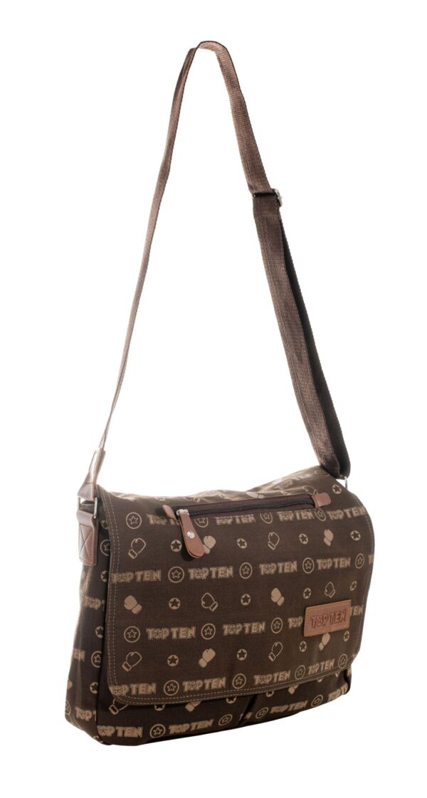 Aktentasche, Messengerbag - 35 cm x 30 cm x 7 cm, braun – Bild 2