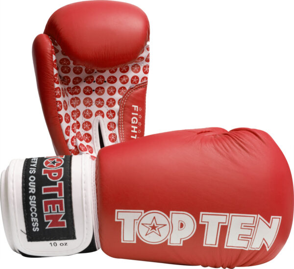 top-ten-gloves-fight-red-white-20661.jpg Boxhandschuhe „Fight“ – Bild 1