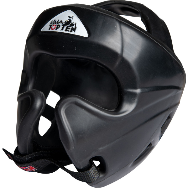 Kopfschutz „MMA“ mit Jochbeinschutz - schwarz, Gr. M – Bild 3