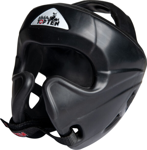 Kopfschutz „MMA“ mit Jochbeinschutz - schwarz, Gr. M – Bild 3