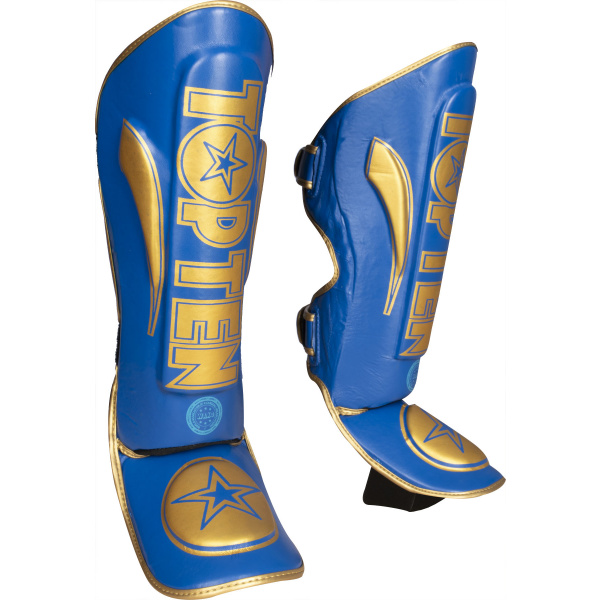 top-ten-shin-and-instep-guard-starlight-blue-gold-32194-left.jpg Schienbeinschutz „Star Light WAKO“ – Bild 2