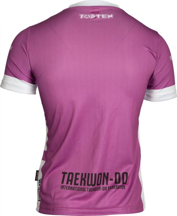 ITF T-Shirt „Star Grid“ mit V-Ausschnitt – Bild 4