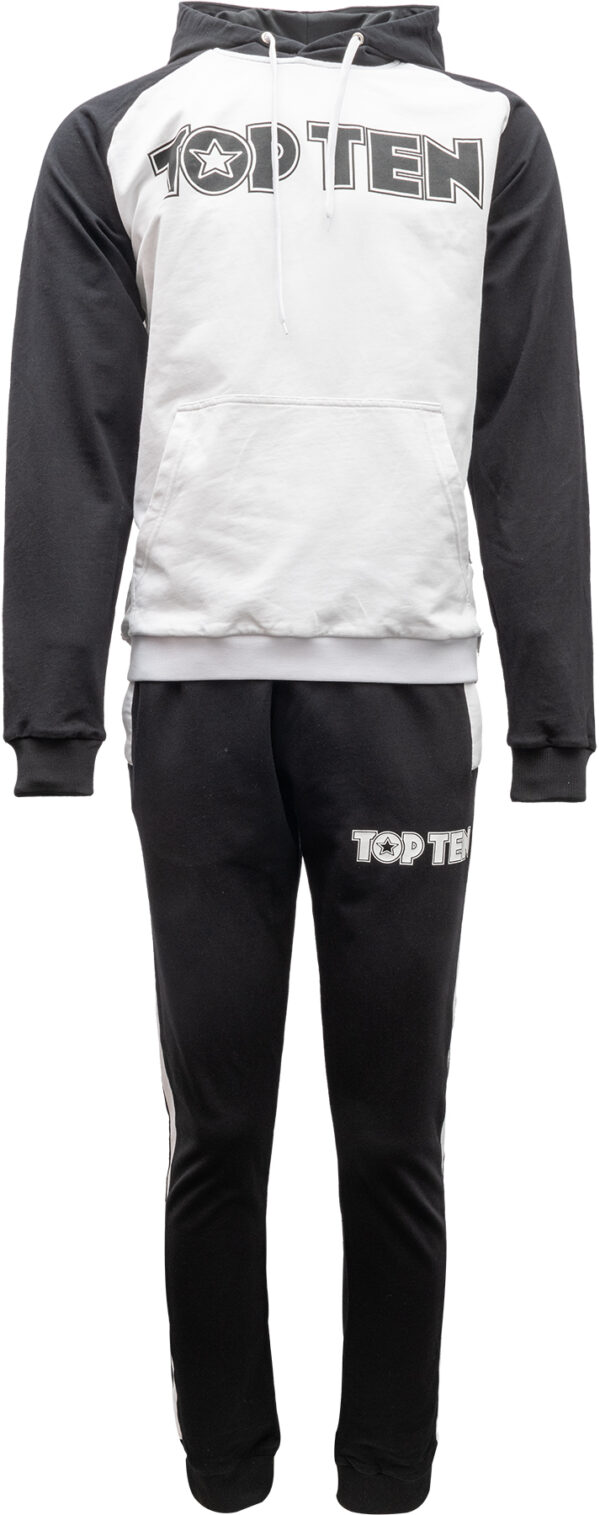 top-ten-track-suite-cotton-black-white-77103.jpg Trainingsanzug „Cotton“ – Bild 1