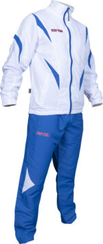 Fitnessanzug „Premium Quality“ mit blauer Hose – Bild 2