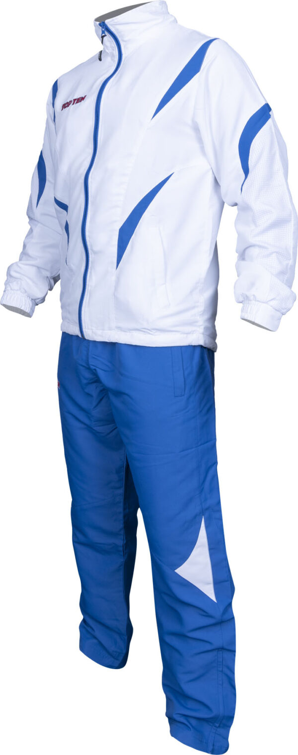 Fitnessanzug „Premium Quality“ mit blauer Hose – Bild 3