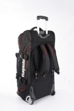 Trolley „Deluxe Travel“ Jumbo - 81 cm x 39 cm x 40 cm, schwarz-rot – Bild 2