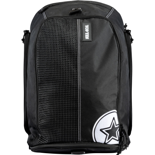 Rucksack-Tasche „be4“ - schwarz-rot, 57 cm x 44 cm x 33 cm