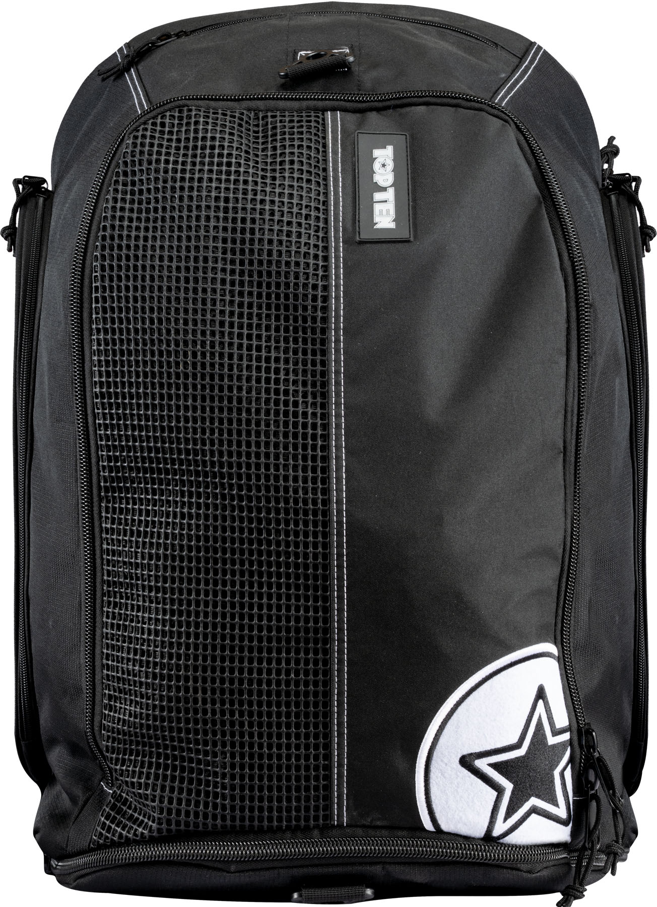 Rucksack-Tasche „be4“ - schwarz-rot, 57 cm x 44 cm x 33 cm – Bild 1