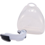 Zahnschutz inkl. Dose - weiss-schwarz