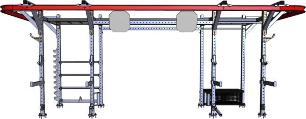 Box-Station „Steel Factory“ 7,3 Meter - Heavy bag track and storage system – Bild 1