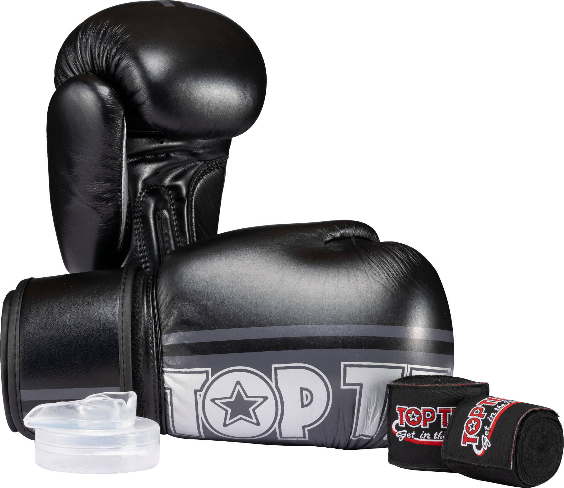 Box-Starterset „Mentor“ mit Zahnschutz u. Bandagen – Bild 1