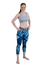 3/4 Kompressions-Hose, Leggins „Hercules“ für Frauen – Bild 2