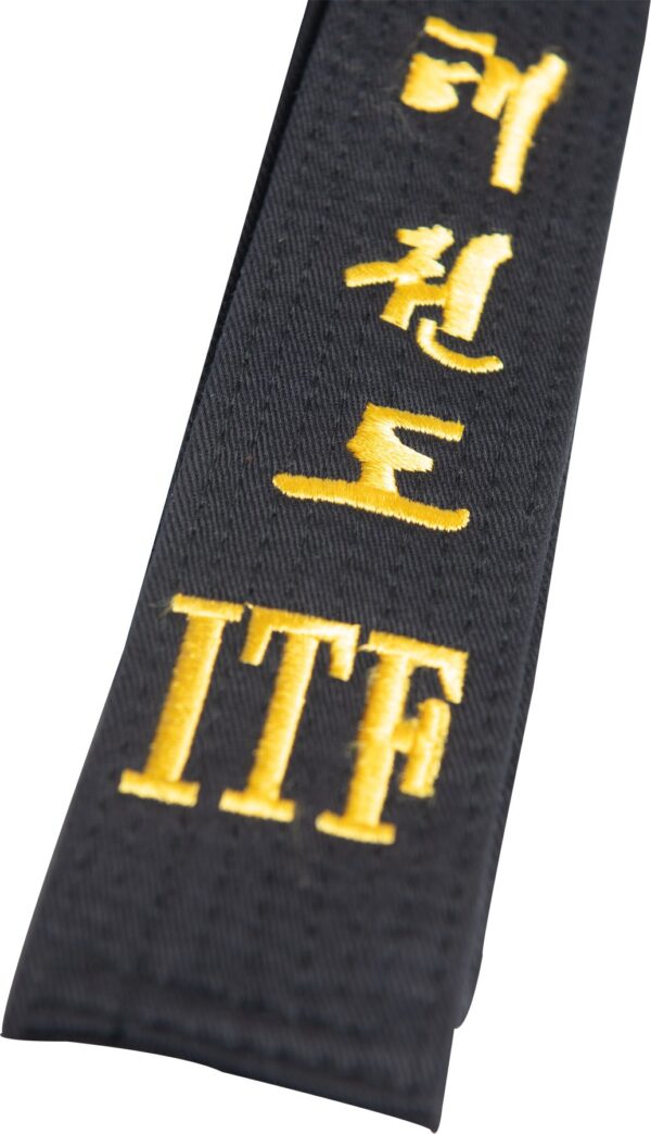 Budogürtel „ITF“ (mit Bestickung) „TAEKWON-DO“ – Bild 2