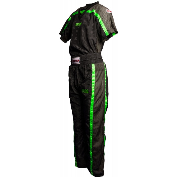 top-ten-kickbox-uniform-neon-mesh-black-green-16005-right-2.jpg Kickboxanzug „NEON Mesh“ – Bild 3