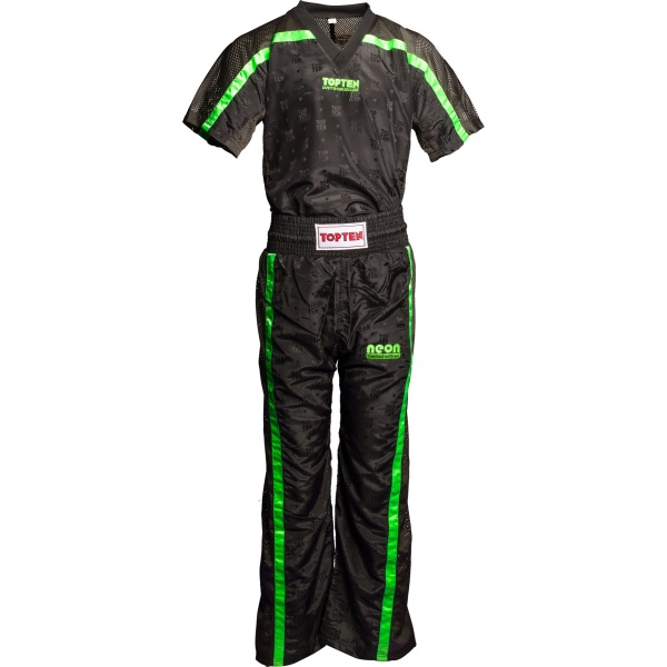top-ten-kickbox-uniform-neon-mesh-black-green-16005_1-3.jpg Kickboxanzug „NEON Mesh“ – Bild 1
