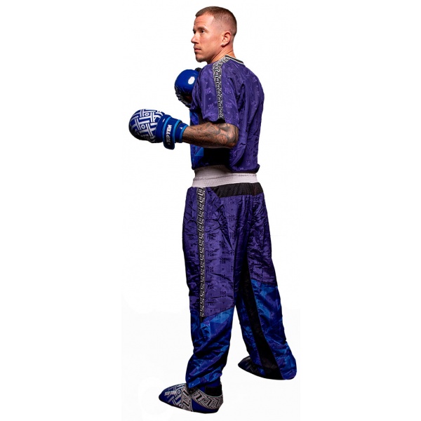 T-Shirt mit V-Ausschnitt zum Kickboxen „Kickboxjacke Prism“ – Bild 8