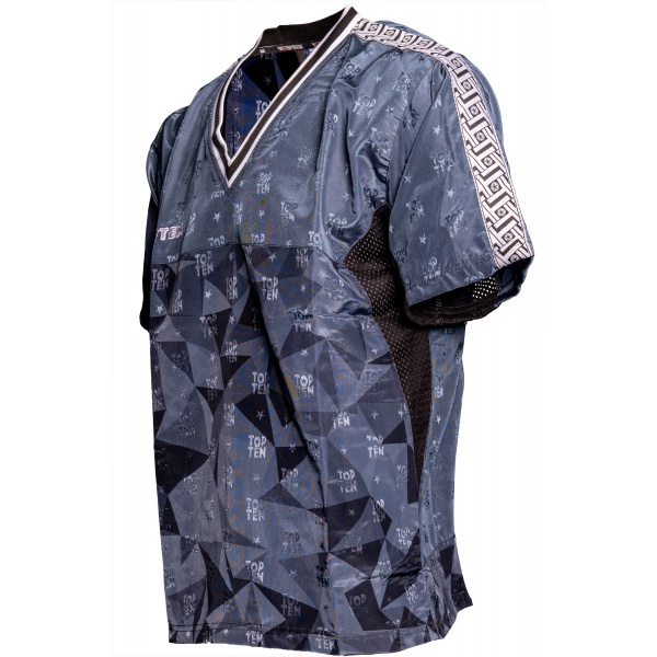 T-Shirt mit V-Ausschnitt zum Kickboxen „Kickboxjacke Prism“ – Bild 1