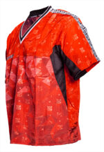 T-Shirt mit V-Ausschnitt zum Kickboxen „Kickboxjacke Prism“ – Bild 4