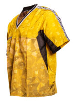 T-Shirt mit V-Ausschnitt zum Kickboxen „Kickboxjacke Prism“ – Bild 5