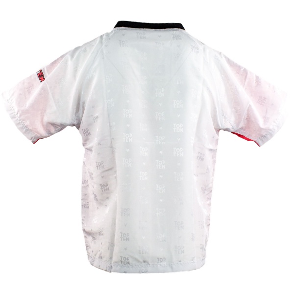 T-Shirt mit V-Ausschnitt zum Kickboxen „Kickboxjacke Kickboxing“ mit schwarzem Kragen – Bild 2