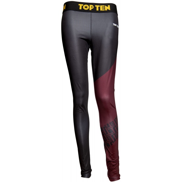 top-ten-leggings-xxxx-black-wine-red-18809-3.jpg Leggings, Kompressionshose „Workout“ – Bild 1