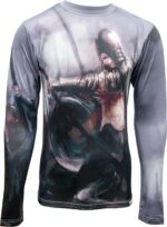 Rash Guard mit Motiv „Warrior“
