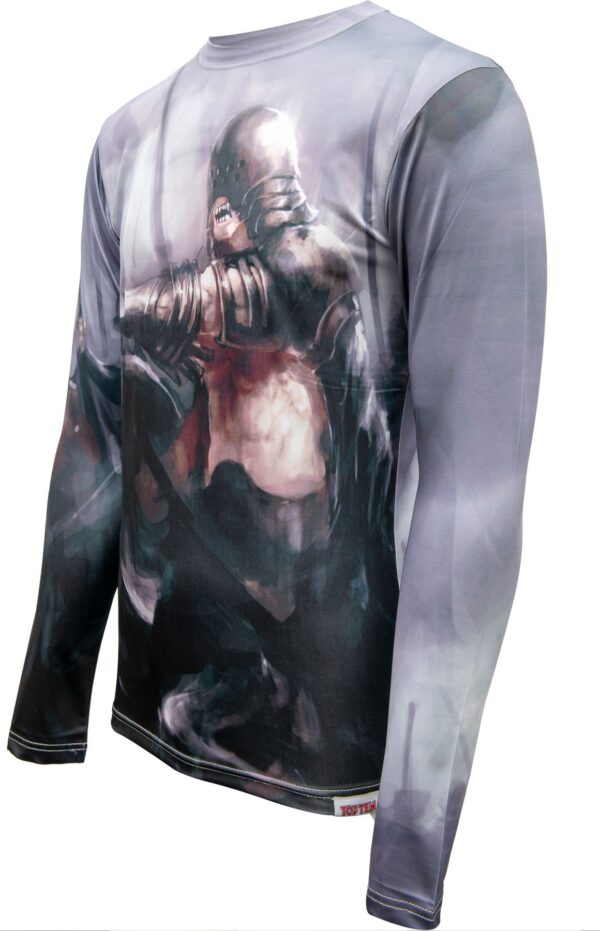 Rash Guard mit Motiv „Warrior“ – Bild 3