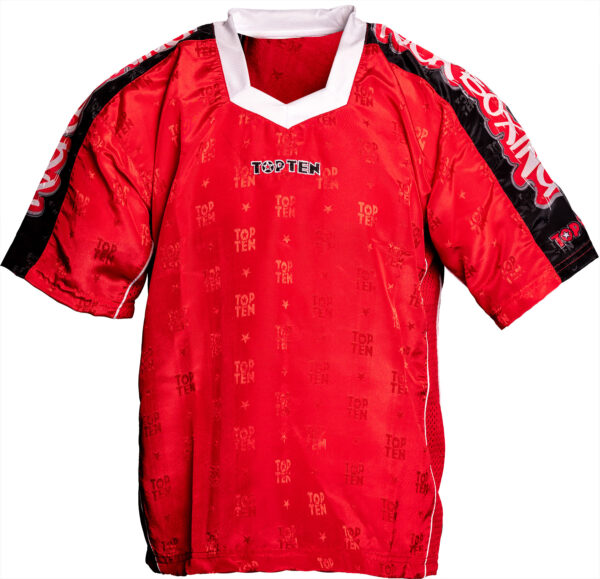 T-Shirt mit V-Ausschnitt zum Kickboxen „Kickboxjacke Graffiti“ – Bild 2