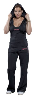 Ärmelloser Hoodie für Frauen mit tiefem Ausschnitt – Bild 3