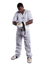 T-Shirt mit V-Ausschnitt zum Kickboxen „Kickboxjacke Mesh“ – Bild 3