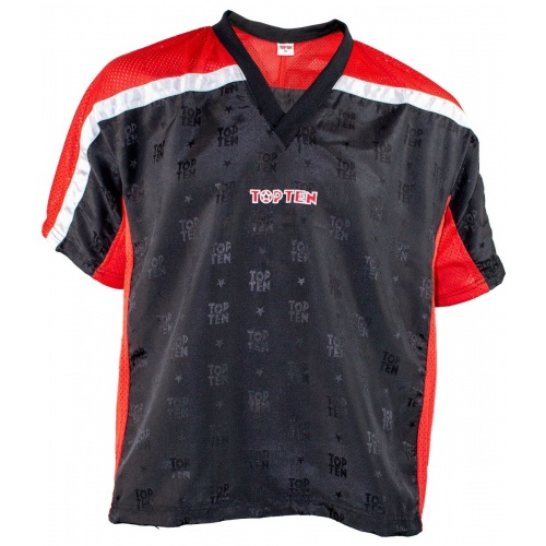 T-Shirt mit V-Ausschnitt zum Kickboxen „Kickboxjacke Mesh“