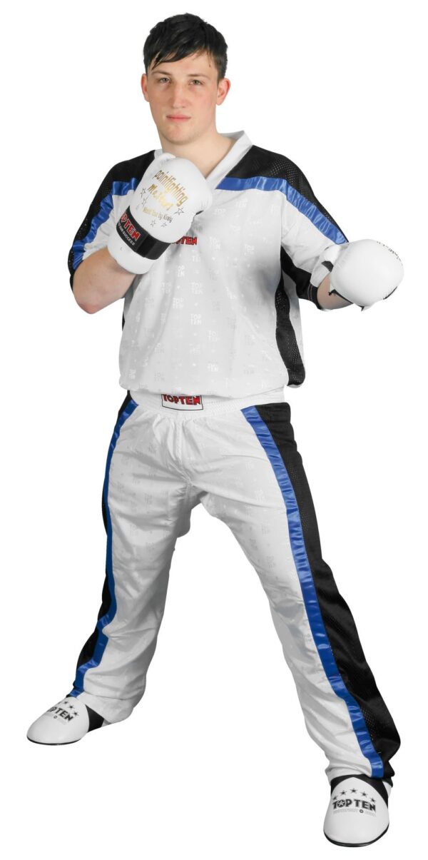 T-Shirt mit V-Ausschnitt zum Kickboxen „Kickboxjacke Mesh“ – Bild 6