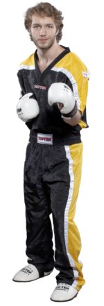 T-Shirt mit V-Ausschnitt zum Kickboxen „Kickboxjacke Mesh“ – Bild 7