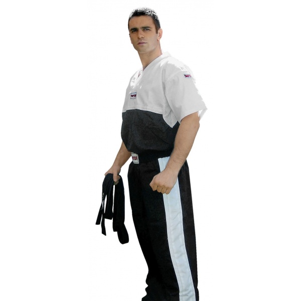 T-Shirt mit V-Ausschnitt zum Kickboxen „Superfighter Collection“ – Bild 1