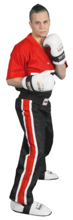 T-Shirt mit V-Ausschnitt zum Kickboxen „Superfighter Collection“ – Bild 5